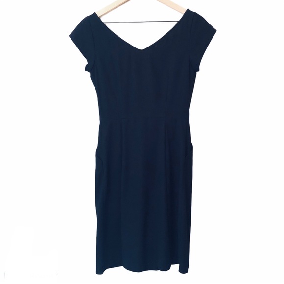 Libertine for Target Black Faux Wrap Dress Sz 3 - Picture 1 of 9